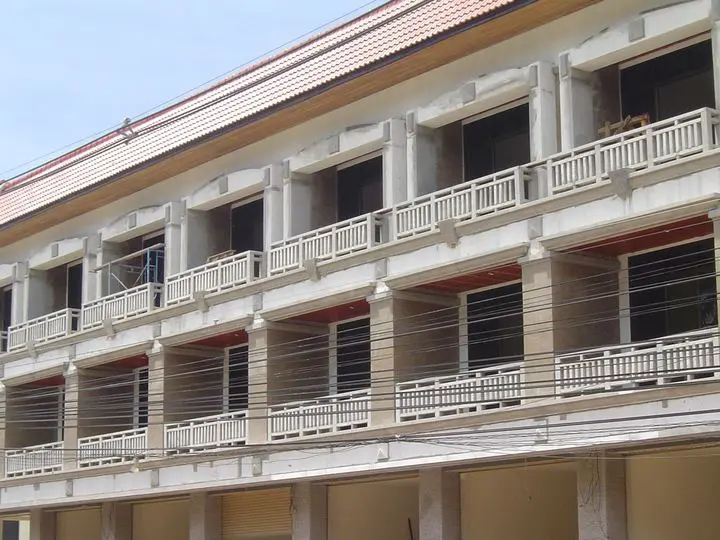 Shophouse Development, Koh Samui: finished shophouse facade