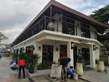 2-Storey Restaurant, Bophut: corner elevation
